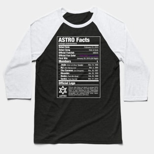 ASTRO Nutritional Facts 2 Baseball T-Shirt